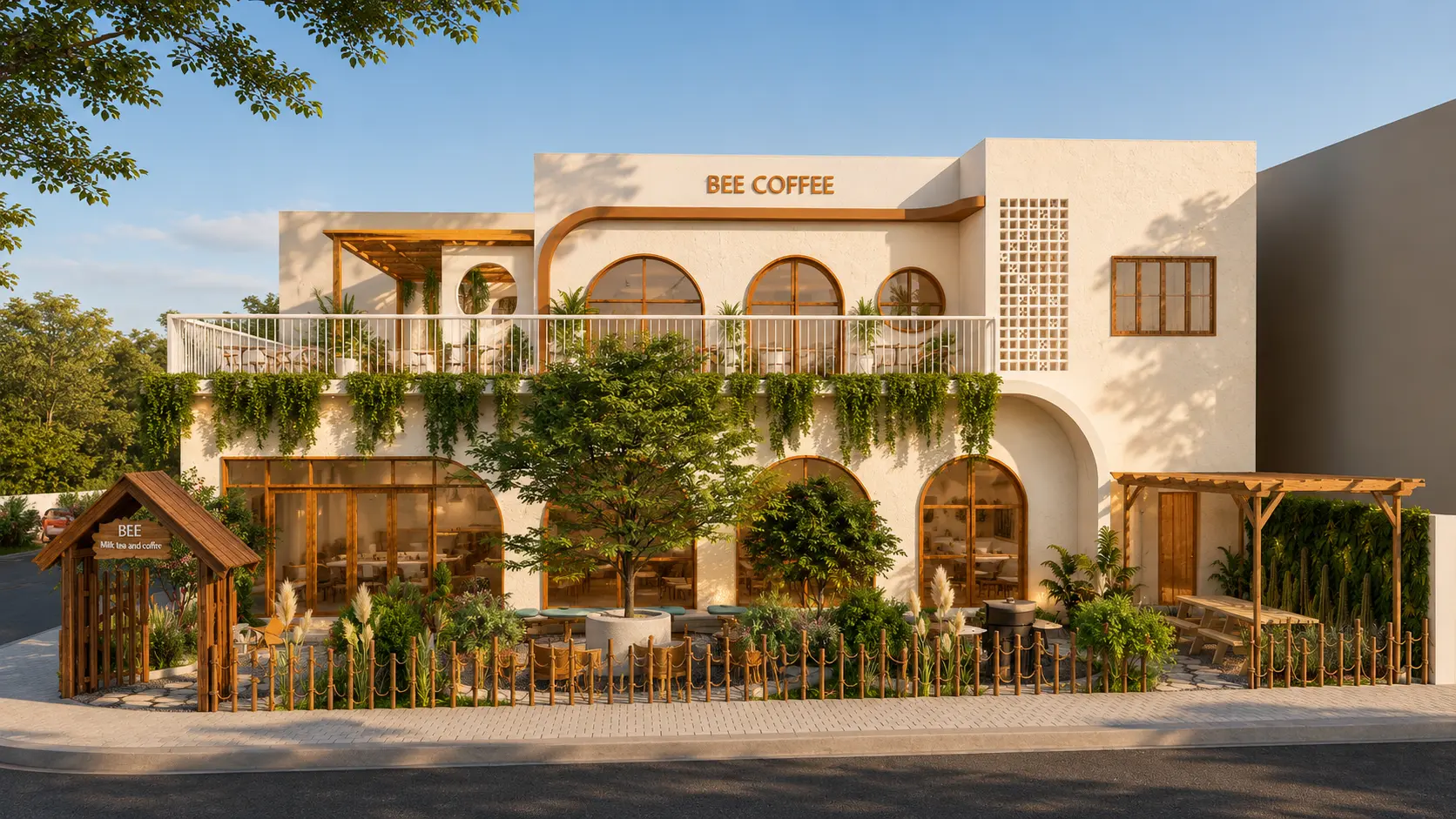 Bee Coffee - Mặt tiền ngoài