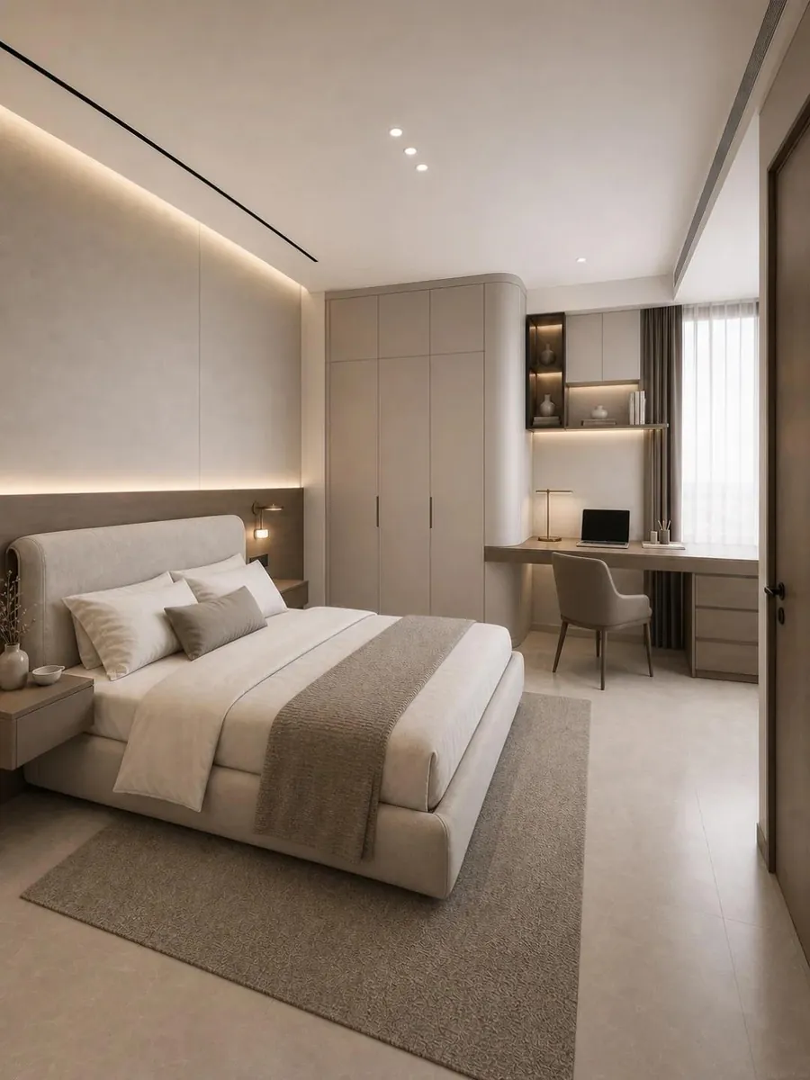 Phòng ngủ kèm bàn làm việc